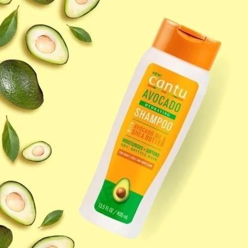 Cantu Avocado Hydrating Shampoo with Avocado Oil & Shea Butter-400mL