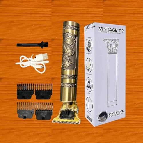 Vintage Adjustable Blades, Close Precise Cut T9 Hair Clipper Trimmer Shaver