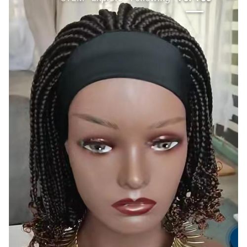 Head band short braided