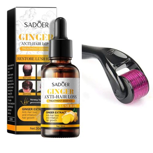 🔥 LIMITED DEAL — Derma Roller 0.5mm System | Collagen + Hair Growth + Anti-Aging + Acne Scars | FREE Sadoer Hair Growth Serum | KSh 1800