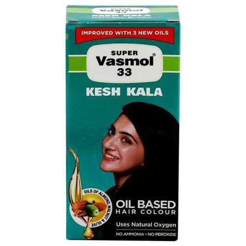 Vasmol Super 33 Kesh Kala Oil Based Hair Color-100ml
