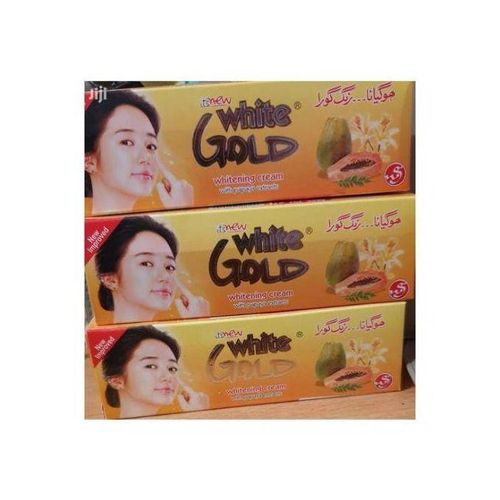 White Gold PAPAYA CREAM ANTI ACNE/WRINKLE/DARK CIRCLES.