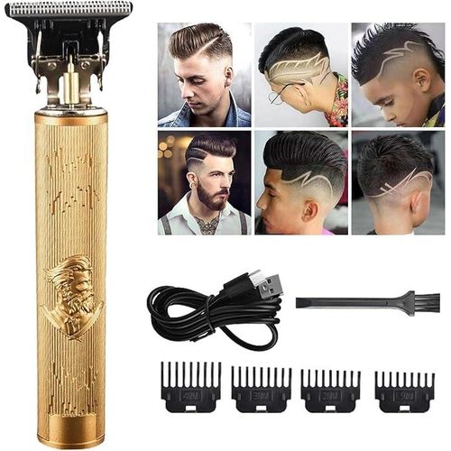 Vintage T9 Professional Hair Trimmer Clipper RECHARGABLE Guide Combs