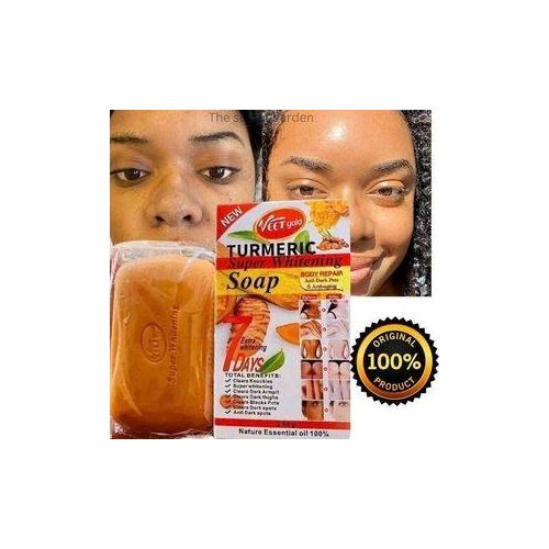 VEET GOLD Tumeric Super Whitening Soap Anti-dark Spots/Anti-aging