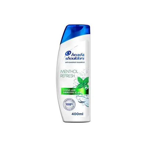 Head & Shoulders Menthol Fresh Anti-Dandruff Shampoo 400ml - For All Hair Types.