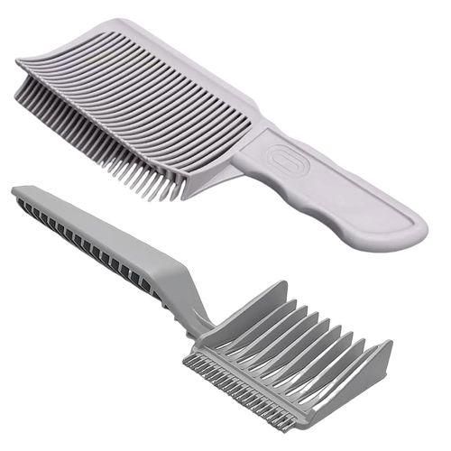 Professional Hair Cutting Comb Curved Silicone Hairdresser Comb