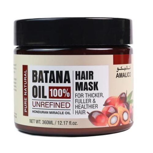 AMALICO Batana Oil 100% Hair Mask FOR THICKER, FULLER & HEALTHIER HAIR 360ml