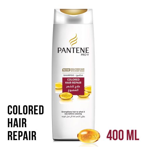 Pantene Pro-V Colored Hair Repair Shampoo,Helps repair Color Treated Hair-400 mL