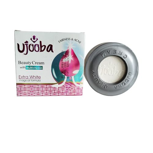 Ujooba Multi-Vitamin Beauty Cream. Treats Acne, Removes Acne. Removes Wrinkles, Pimples. Dark spots, Dark circles, Makes skin Fair, Moisturizes, Smooths, Softens & Lightens the skin