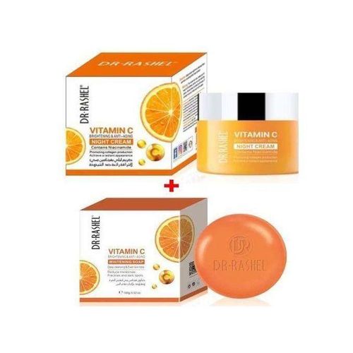 DR RASHEL Vitamin C Brightening & Anti-Aging Night Cream - 50g