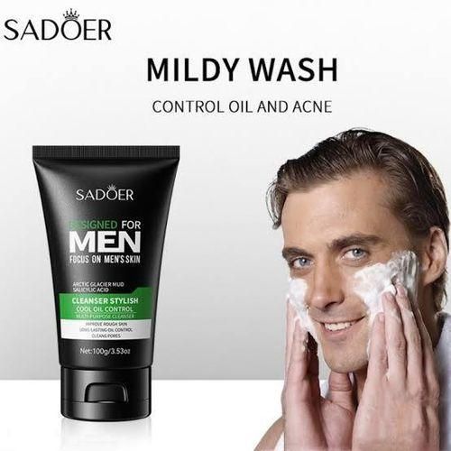 SADOER Men Facial Cleanser 100g +FREE Mask Sheet