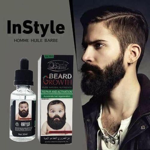 Aichun Beauty Beard Growth Beard Hair & Moustache Fast Growth Oil--