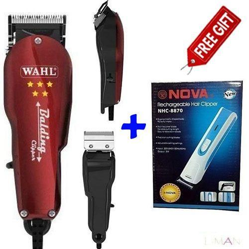 Wahl Professional Balding, Hair Cut, Kinyozi Machine + Shaver