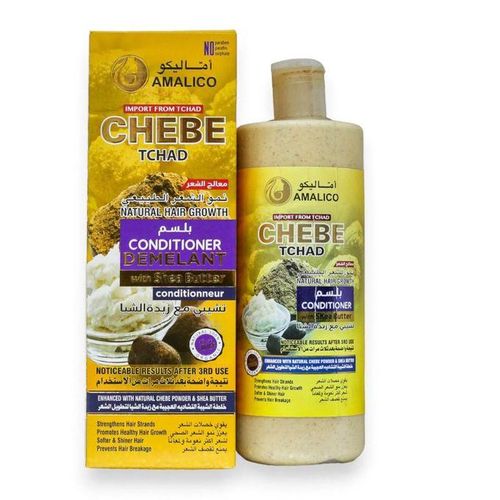 AMALICO Chebe Tchad Conditioner With Shea Butter For Natura Fast Hair Growth Noticable Results After 3rd Use