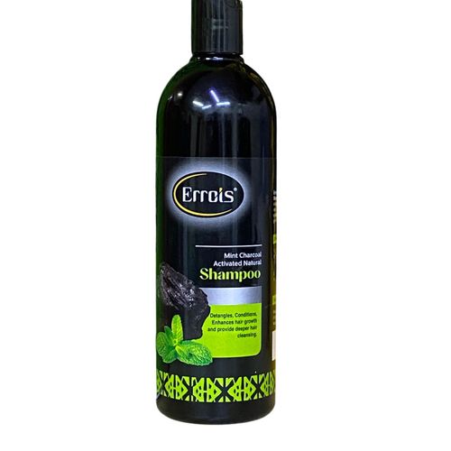 Errols Mint Charcoal Activated Natural Shampoo