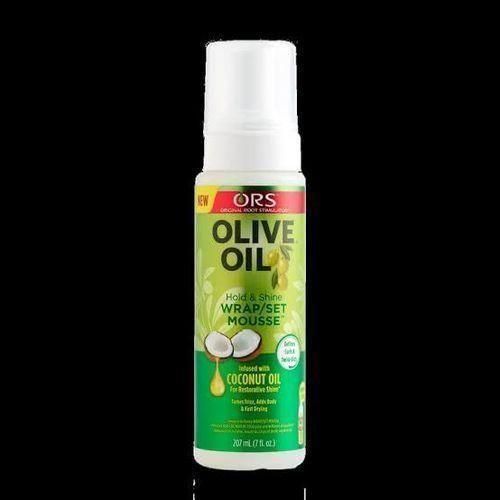 Olive & Argan ORS OLIVE OIL WRAP/SET MOUSSE INFUSED WITH COCONUT OIL(HOLD&SHINE)