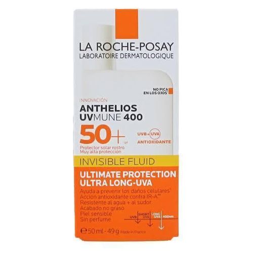 UVMune 400 Oil Control Invisible Fluid SPF50+ – 50ml Sunscreen For Oily & Acne-Prone Skin – Matte Finish, Non-Comedogenic, Broad Spectrum UVA/UVB Protection – Lightweight Face Sunblock