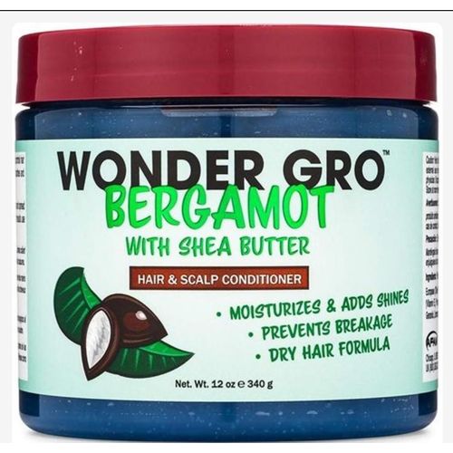 Wonder Gro Gro Bergamot With Shea Butter Hair & Scalp Conditioner 340g