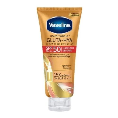 Vaseline Healthy Bright Gluta-hya Serum Burst Lotion SPF 50 Pa+++ Luminous Defense 70x 260ml