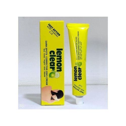 Lemon Clear Fast Action Vitamin C Dark Spot Corrector Cream.