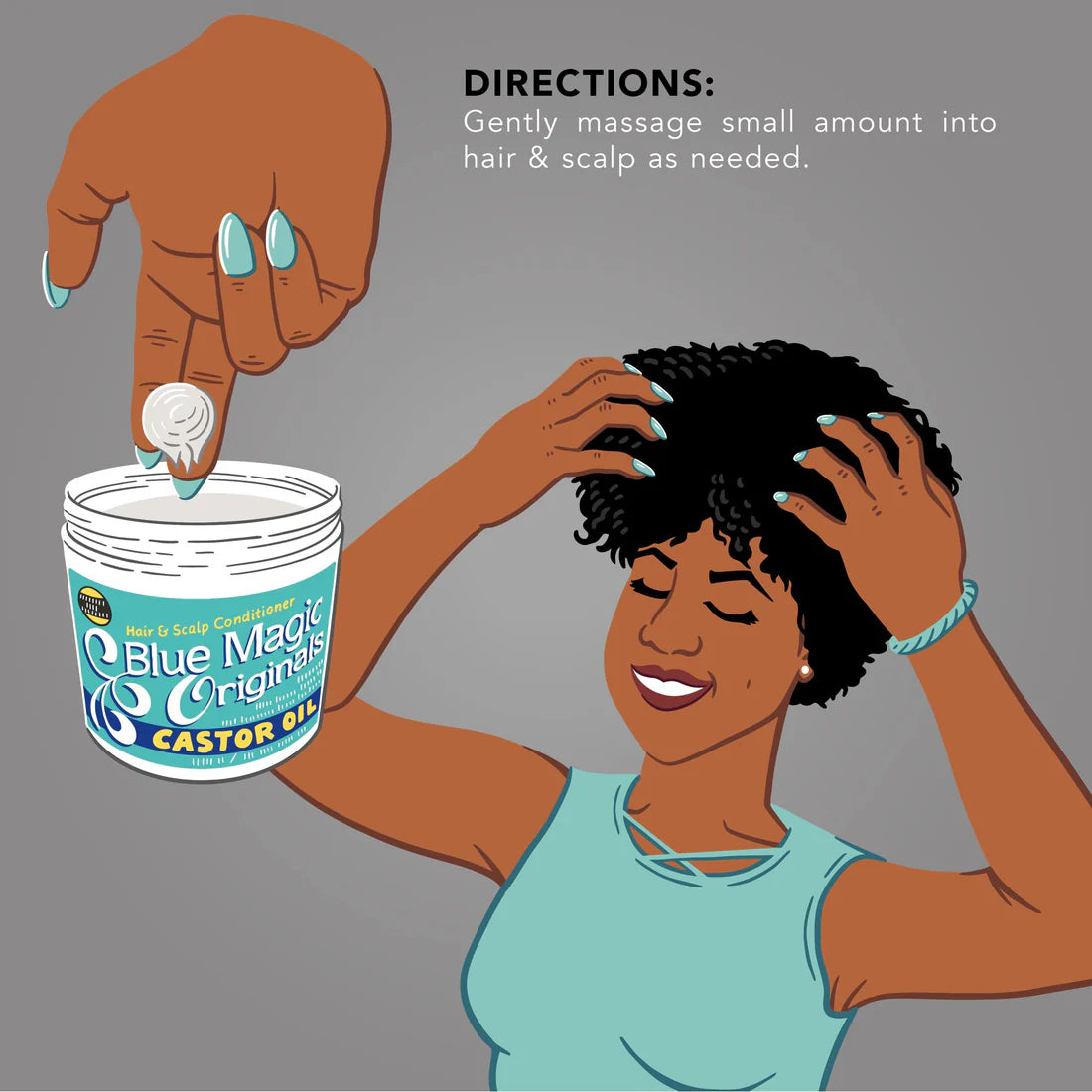 Blue Magic Original Castor Oil Hair & Scalp Conditioner