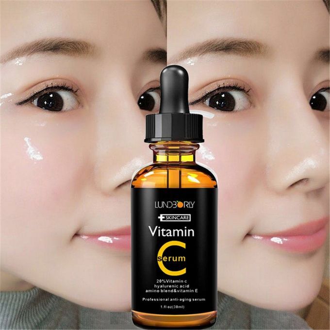 Lundborly Vitamin C Face Serum Anti-aging Anti-wrinkle Firming