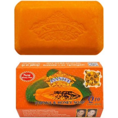 Asantee Papaya and Honey Skin Whitening Anti acne Facial Soap