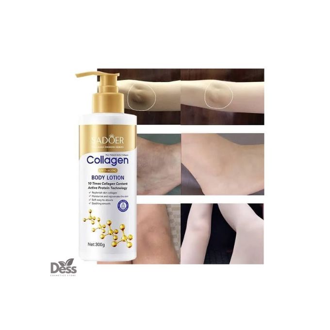 SADOER Collagen Body Lotion, Moisturizing Body Lotion, Collagen Skin-Care Body Lotion,Tightening Cream For Body