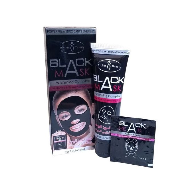 Aichun Beauty Black Facial Mask Whitening Complex + Free Black Head