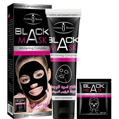 Aichun Beauty Black Facial Mask Whitening Complex + Free Black Head