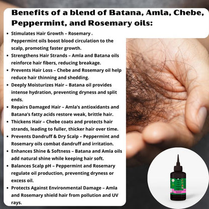 Mekis Amla + Rosemary + Peppermint Oil Blend