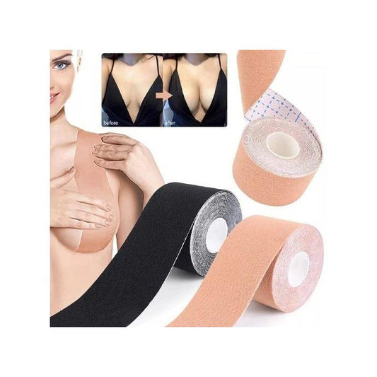 Stretchable Boob Tape – 5cm x 5m | Medical Grade Breast Lift & Push-Up Support