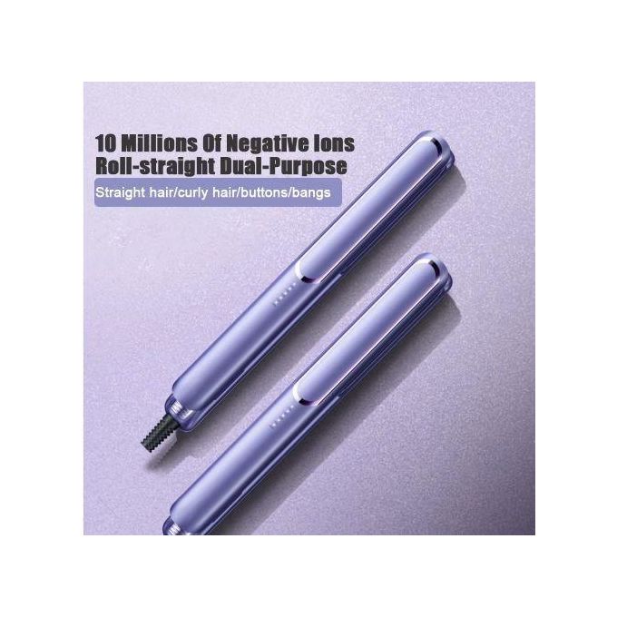 DONFANLIA 2-in-1 Flat Iron Hair Straightener & Curler