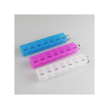 7 Day Weekly Pill Organizer Box – Daily Medicine Storage Dispenser