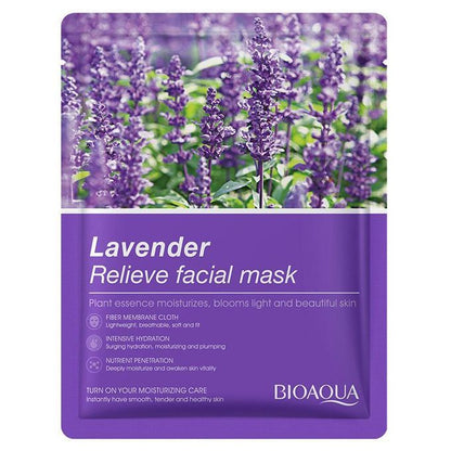 BIOAQUA 8 Pcs Fruit Plant Extract Essence Facial Mask Set