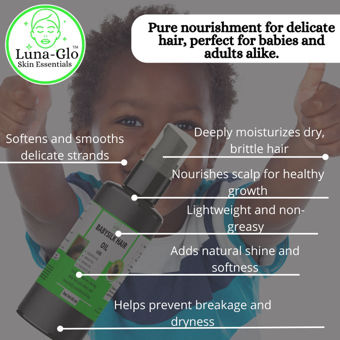 Luna-Glo BabySilk Hair Oil