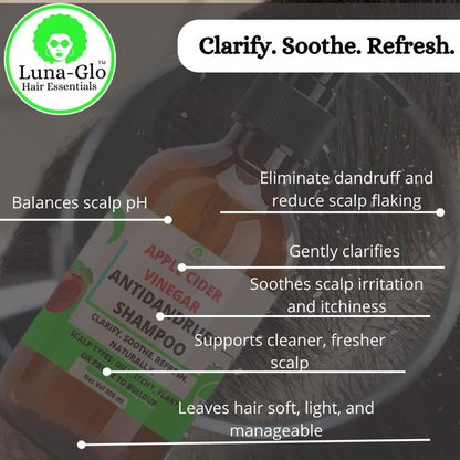 Luna-Glo Apple Cider Vinegar Anti-Dandruff Shampoo