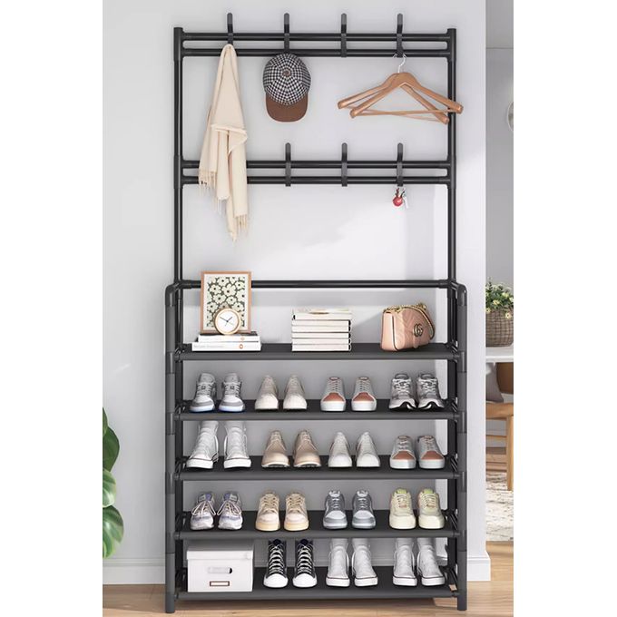 CYFAZA 5-Tier Metal Shoe & Hat Rack