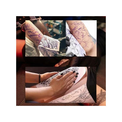 SXCHEN 10 Pieces A4 Tattoo Transfer Paper – Practice Skin & Tattoo Supplies