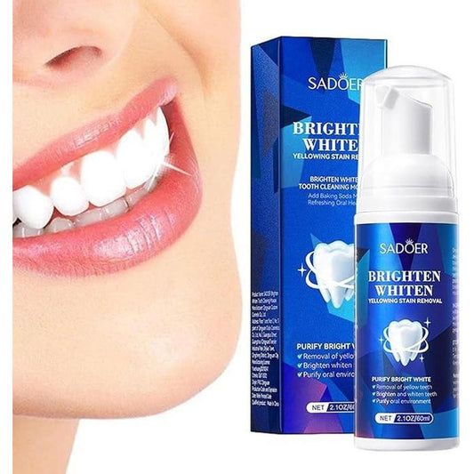 SADOER Teeth Whitening Teeth Whitener Liquid – Brown Stains Remover & Dental Mousse