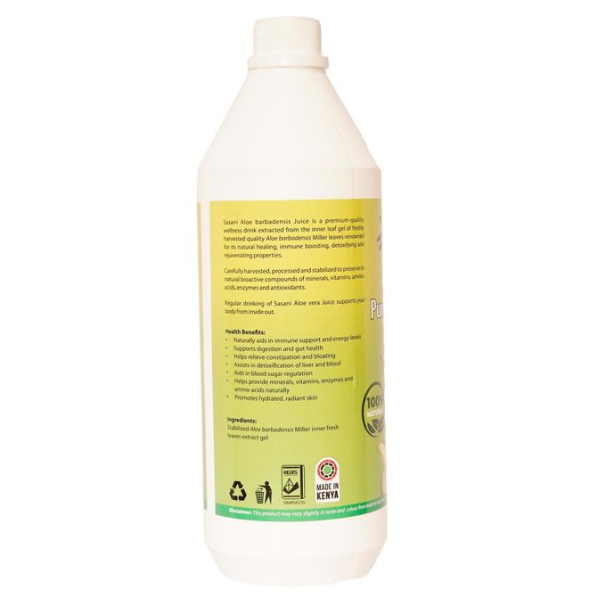 Sasani Aloe Vera Pure Extract Juice (Non-Flavored) – 1 Liter