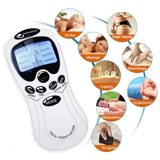 Health Herald Electric Digital Physiotherapy Machine – Full Body EMS/TENS Relax Massager & Muscle Stimulator
