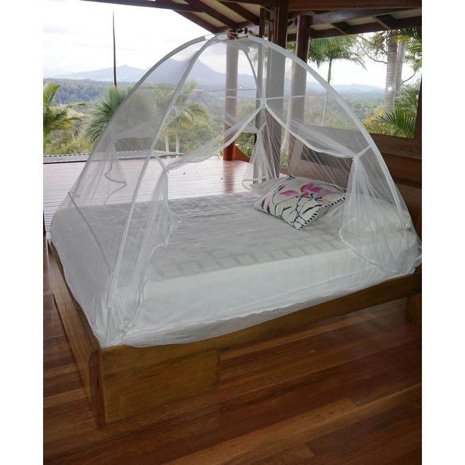 Pop-Up Mosquito Net Tent for Beds – Portable Folding Design with Full Net Bottom