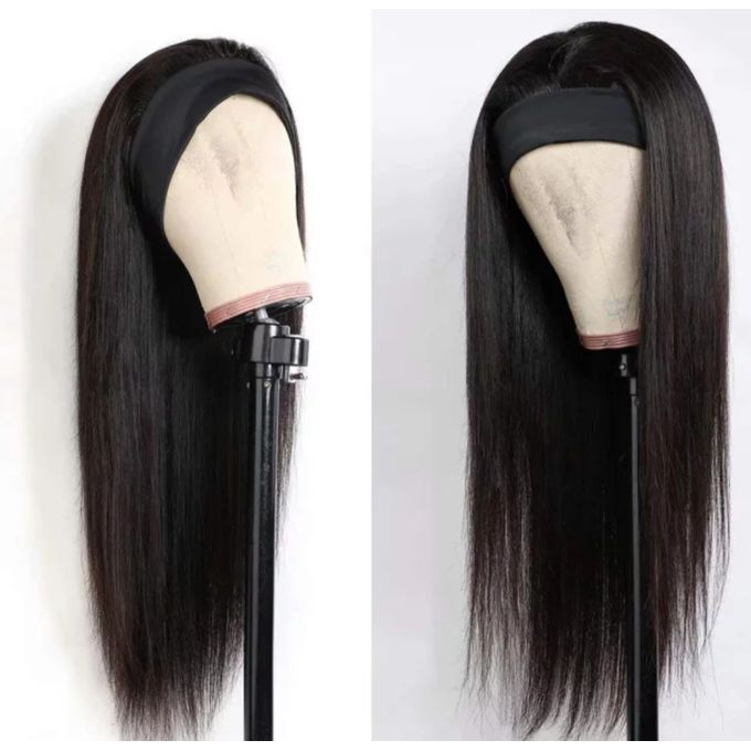 Natural Straight Headband Wig