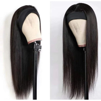 Natural Straight Headband Wig