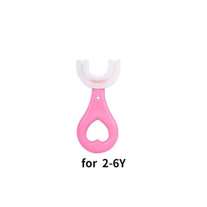 U-Shaped 360° Baby Toothbrush – Soft Silicone Oral Care for Toddlers & Newborns