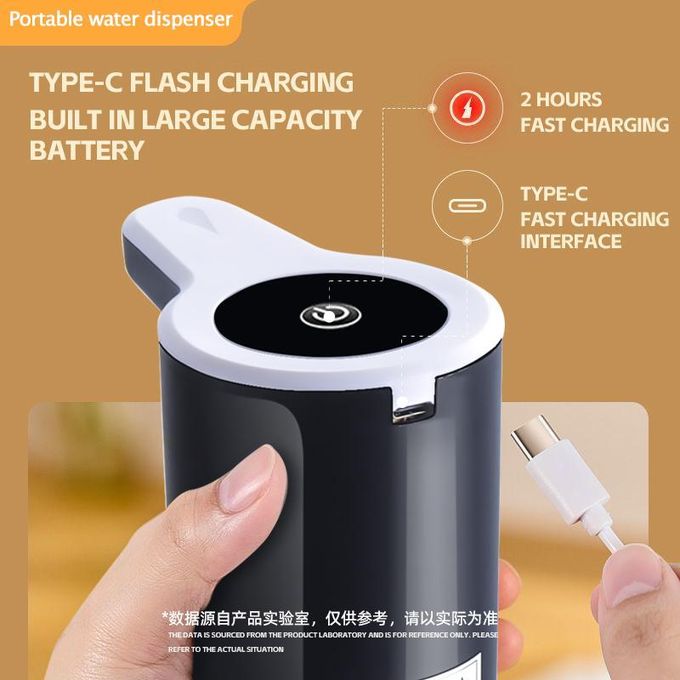 Hifinit Electric Water Dispenser Pump with USB Charger & Stainless Steel Spout