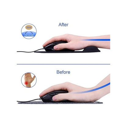 Mouse Mat with PC Wrist Rest Support