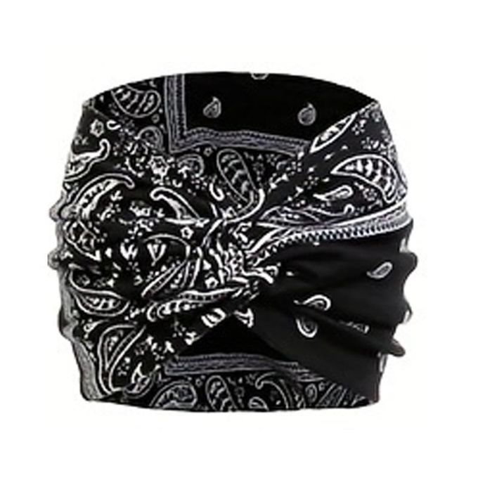 4pcs/Pack Bohemian Soft Twist Knotted Wide Edge Headband – Women’s Turban Style