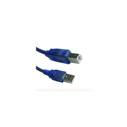 1.5m USB-A to USB-B 2.0 Charging and Data Transfer Printer Cable